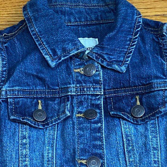 Cherokee ❤️ Kid's Outwear Button Front Jean Jacket Size S (6/6X) (PRE-LOVED) - Picture 2 of 4